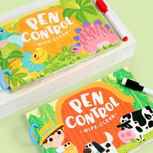 El Mejor Regalo para Niños, Libro de Actividades para Practicar el Control del Lápiz, Formas, Líneas, Aprendizaje Temprano Divertido, Libro de Actividades Reutilizable - Product Image 2