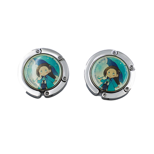 Customized Portable Bag Accessories Office Outdoor Table <b>Desk</b> Storage Handbag Hook Hanger <b>Foldable</b> Bag Holder Hanger - Product Image 1