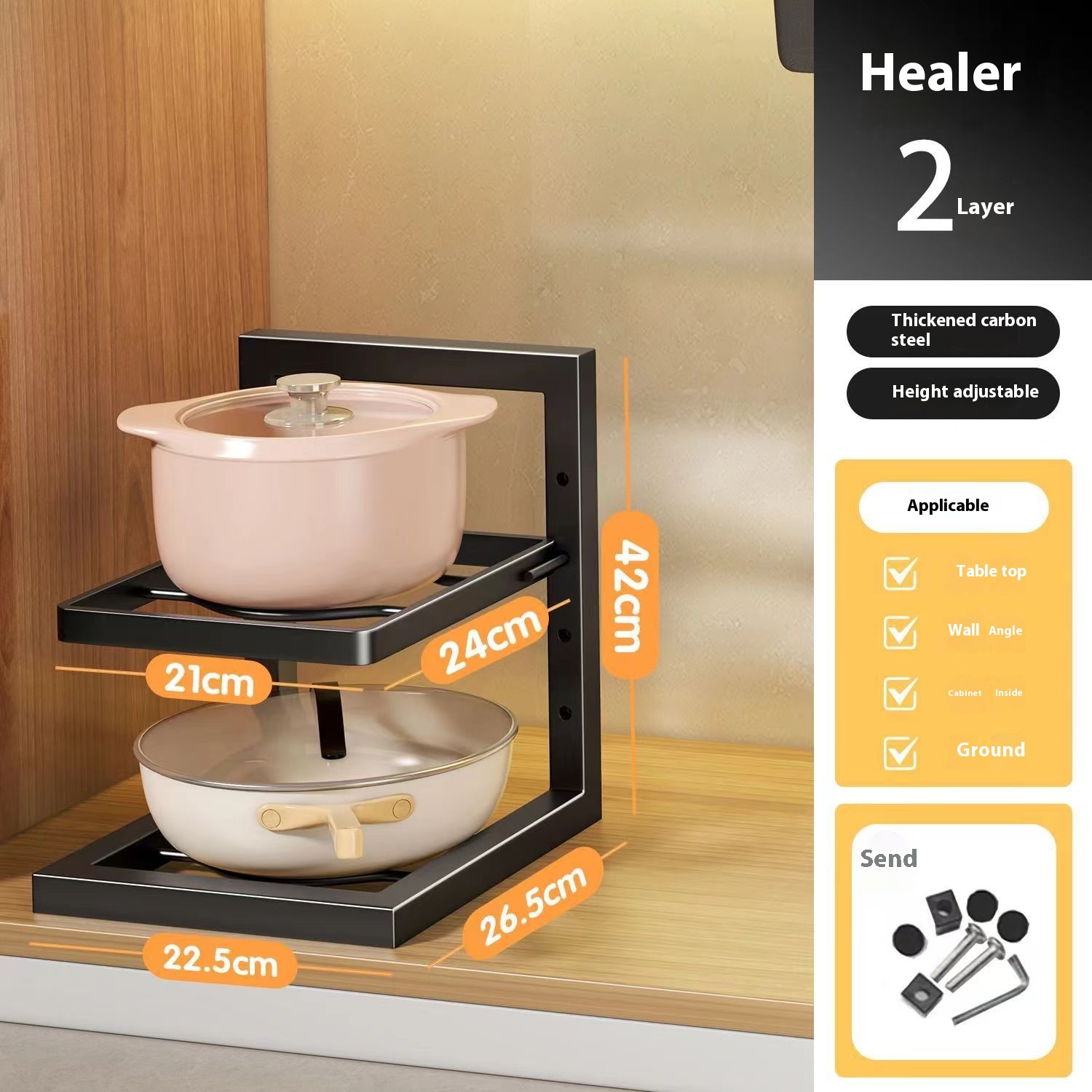 Negro 2 capas-42 alto