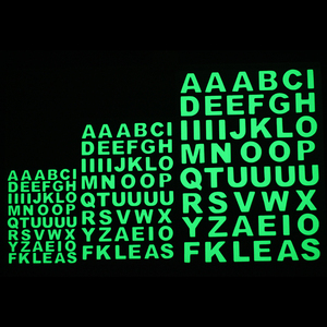 Miếng Dán Số Phát Sáng Trong Bóng Tối Miếng Dán Chữ Dạ Quang Và Giấy Dán Tường Bảng Chữ Cái - Product Image 2