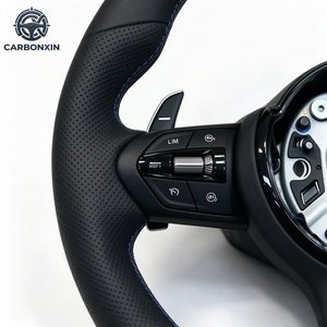 Volante Deportivo de Cuero para Modelos F10/F11/F20-F36, 3/4 Radios, Múltiples Tamaños de Agarre (30-50mm) para la Marca - Product Image 5