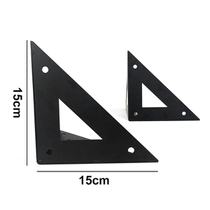 Steel <strong>Shelf</strong> Support for Wall Mounted Rustic <strong>Wood</strong> <strong>Floating</strong> <strong>Shelves</strong> for Bedroom Living Room Kitchen with Stylish Hanging Bracket - Product Image 4