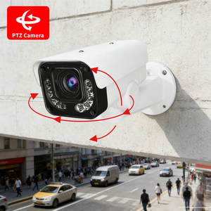 Caméra IP PTZ OEM 6MP avec audio PoE, vision nocturne couleur, détection de mouvement IA, zoom optique 5x, caméra de surveillance extérieure de type bullet - Product Image 1