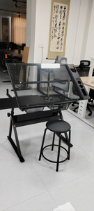 Table à dessin en <span class=keywords><strong>verre</strong></span> de levage en métal moderne - Product Image 5