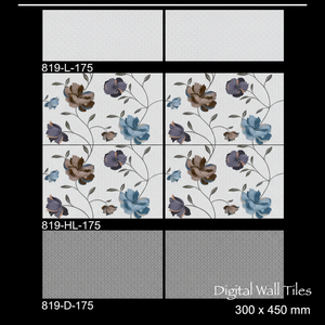 Carreaux de céramique 3D modernes 300x450mm mat émaillé rustique antique briques de villa décoration murale extérieure carreaux de porcelaine - Product Image 1