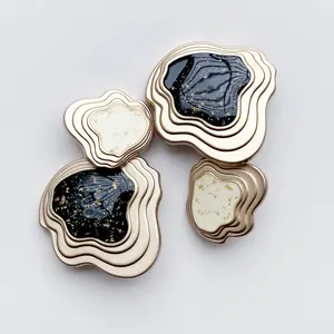 Chất Lượng Cao Ưa Thích Áo Ngọc Trai Pha Lê Denim Nút Tùy Chỉnh Kim Loại Rhinestone Chân Nút Cho Quần Áo - Product Image 1