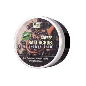 Y619 Yoko Gold Coffee Salt <b>Scrub</b> Shower Bath 240g. Enriched Vitamins and Skin Nutrients Need for Gorgeously Smooth Skin - Product Image 1