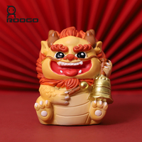 Ensemble de figurines en résine Feng Shui Neuf Fils du Dragon, statue de dessin animé traditionnel chinois, décoration de maison, ornement de bureau, cadeau porte-bonheur