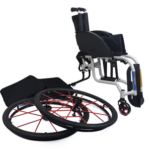 Fauteuil roulant ultraléger pliable, fauteuil roulant de voyage léger, fauteuil roulant de loisirs sportif à vendre - Product Image 5