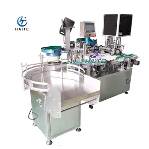 Automatic Packing Lines Liquid Perfume Filling Machine Essential Oil vials Bottle Sorting Filling Capping Labeling Machine