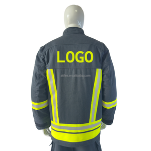 OEM ノーメックス アラミド 消防服 CE EN規格 消防士 消火活動用衣類 個人用防火装備 難燃性 スーツ - Product Image 4