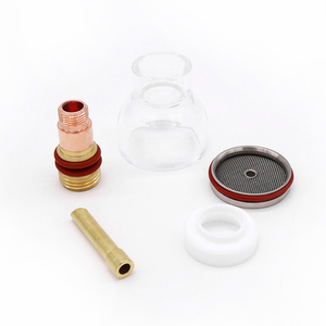 Bắc <span class=keywords><strong>Tig</strong></span> Hàn Ngọn Đuốc Phụ Kiện Ống Kính Khí lùn mập Pyrex Cốc Thủy Tinh Kit Kem Vòi Phun Cho Wp-17 /18 /26 - Product Image 4