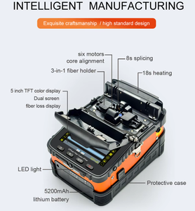 เครื่องเชื่อมไฟเบอร์ AI-5เบอร์ FTTH GPRS เครื่องเชื่อมไฟเบอร์ออปติก8S - Product Image 3
