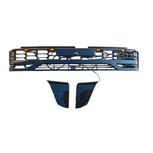 ZIMIN Nouvelle Grille de Protection Avant Centrale en Plastique ABS avec Garniture Chromée Grise Taille Standard Garantie 6 Mois pour Travo 2026 GR Hilux - Product Image 1