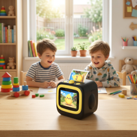 Printer AI Mini, Printer Teks ke Gambar AI, Mainan LLM untuk Anak-anak, Mainan Edukasi AI, Model Bahasa Besar AI, Sketsa Memo AI untuk Dewasa