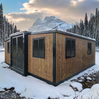 Villa Conteneur Luxe Préfabriquée 67m² Maison Modulaire en Bois Tiny House Maison Préfabriquée Maison en Acier Bâtiment Pliable