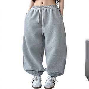 Pantalon de jogging ample en molleton unisexe pour homme – Idéal pour l'hiver, décontracté et ample - Product Image 1