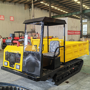 Environmental Friendly Electric Power Barrow Mini <b>Dumper</b> Crawler <b>Tracked</b> Barrow Carrier Mini <b>Dumper</b> Trucks - Product Image 3