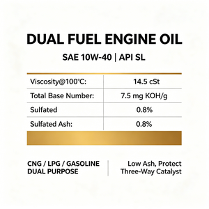 Huile moteur double carburant SN 10W40 en gros d'usine, faible teneur en cendres, pour moteurs <span class=keywords><strong>bi</strong></span>-carburant, huile lubrifiante pour taxis, voitures à gaz CNG, GPL et essence. - Product Image 3