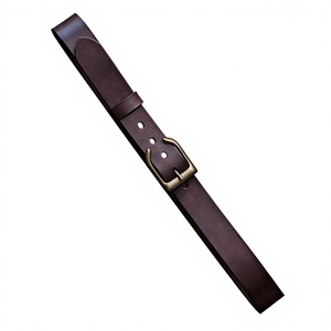 Cinturón Formal de Cuero de Búfalo para Hombre B S International, Hebilla de Acero Vintage, Ecológico, Impermeable, Duradero, 3.8 CM, Múltiples Tallas - Product Image 6