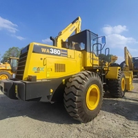 Cargadora de Ruedas Usada de Alto Rendimiento de 5T para Transporte Portuario y Trabajos Mineros, Cucharón Grande de 3m³, Motor de Seis Cilindros de 146kW