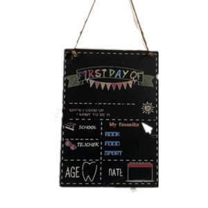 ป้ายต้อนรับไม้รูปสี่เหลี่ยมผืนผ้าตกแต่งบ้านสไตล์เรสติกแขวนผนัง - Product Image 4