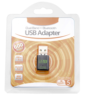 ReateK Xcy-ax900 USB Nirkabel untuk Wi-Fi 2-in-1 Adaptor Eksternal dengan Antena Terintegrasi Kompatibel Laptop Tanpa Driver