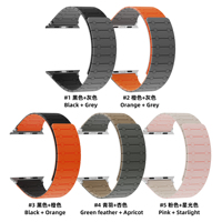 Bracelet de montre en silicone personnalisé RYB OEM, bracelet magnétique pour montre intelligente Apple Watch 40 mm 42 mm 44 mm