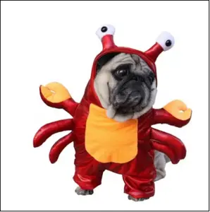 Hot Selling Halloween Kleding Voor Hond Kostuum Grappige Custom Huisdier Kleding Cosplay Hond Kleding Pop Met Een Mes Kostuum