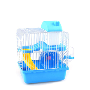 กรงแฮมสเตอร์ลวดเหล็กขนาดใหญ่ ดีไซน์ท่อหลากสี พร้อมส่ง บรรจุกล่อง - Product Image 1