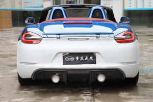 Kit de Carrocería para Porsche 981, Estilo GT4 Mejorado, Parachoques de Fibra de Carbono, Difusor, Alerón, Capó - Product Image 5