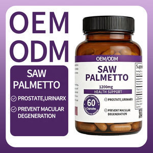 Suplemen Saw Palmetto Potensi Tinggi 1200mg-Dewasa Memberikan Energi Private Label OEM/ODM Kesehatan Prostat & Mata 60 Kapsul 2 - Product Image 2