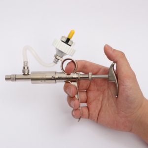 Seringue de sécurité réglable en continu pour usage animal bétail porc vache mouton vaccins bouteille vétérinaire Type d'insertion réutilisable - Product Image 5