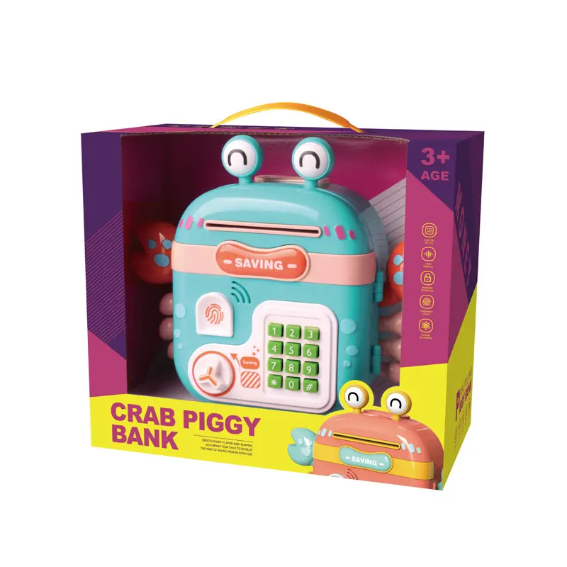 EPT toys electric kids atm money savings bank with light and music