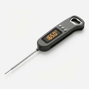 Herstellerdirekt: Digitales Steak-<span class=keywords><strong>Thermometer</strong></span> mit Timer und Sofortanzeige für Fleisch, BBQ, Süßigkeiten, Truthahn und Grill - Product Image 3