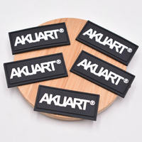 Étiquettes en caoutchouc PVC 3D personnalisées en relief, patchs de logo en caoutchouc, étiquettes de vêtements personnalisées