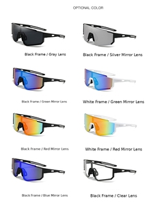 Gafas de Sol Deportivas para Ciclismo y Esquí, Protección UV400, Antiviento, Envolventes, para Hombre y Mujer, Uso Diario - Product Image 3