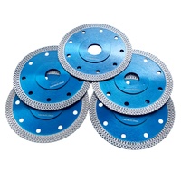 Discos de Corte de Diamante sin Chip de 115mm y 125mm para Azulejos de Porcelana, Ladrillo, Hormigón y Construcción General para Amoladora Angular