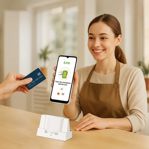 Tùy chỉnh điện thoại thông minh mini máy tính bảng softpos phía trước NFC <span class=keywords><strong>Android</strong></span> 14 6.<span class=keywords><strong>5</strong></span> inch sọc trả 18 Wát sạc nhanh thanh toán không giám sát kiosk - Product Image 3