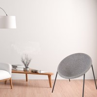 Vente en gros de chaise ronde empilable en feutre PET chaise stable et confortable pour les meubles en matériau écologique chaise en feutre