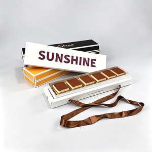 Boîte en carton de haute qualité pour gâteau Tiramisu, boîte à pâtisserie personnalisée, boîte à gâteau au fromage mousse, boîte longue à tiroir - Product Image 5