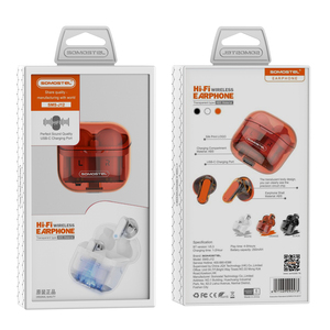 Auricolari Wireless SMS <span class=keywords><strong>J12</strong></span> con Design Meccanico Trasparente, Batteria a Lunga Durata da 300mAh, Ricarica Tipo C - Product Image 6