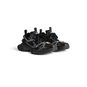 Zapatillas VILUNENES Ba-16 de Diseño Original, Estilo Balenciaga, Punta Cerrada, con Cordones, de Caña Baja, para Hombre y Mujer, Color Negro, de Moda, de Poliéster - Product Image 5