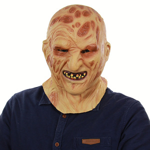Maschera <span class=keywords><strong>Horror</strong></span> realistica in lattice spaventosa copertura per il viso di Halloween - Product Image 1