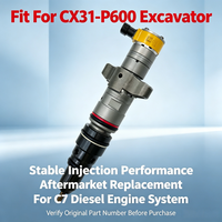 Inyector de Combustible Diésel C7 328-2584 328-2585 328-2582 328-2586, Inyector de Repuesto para Motor de Excavadora CX31-P600