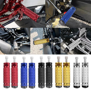 Pedane Posteriori in Acciaio Inox e Lega di Alluminio CNC Compatibili con Yamaha, <span class=keywords><strong>Ricambi</strong></span> per <span class=keywords><strong>Moto</strong></span> Fuoristrada per Sistemi di Carrozzeria - Product Image 6