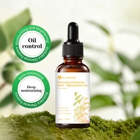 Sérum Apaisant en Gros OEM à l'Acide Hyaluronique et à la Purslane 30ml – Hydratation Profonde, Anti-inflammatoire, Éclaircissant – Essence Visage Végétalienne ODM