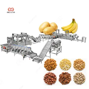 Wegerich Bananen chips Knusprige Frittier maschine Cashew-Verarbeitung linie Französische Bratkartoffeln Produktions linie