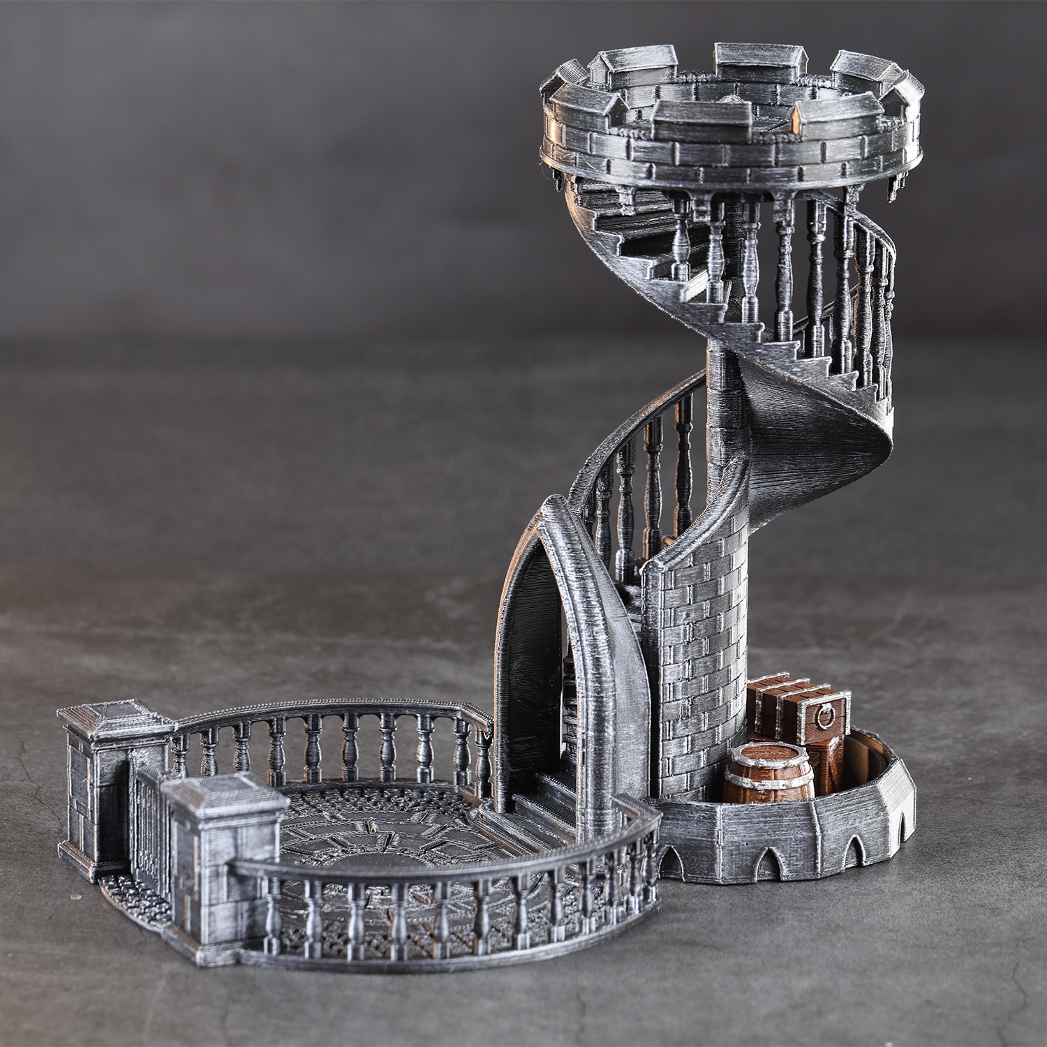 Дропшиппинг 3D древний замок ретро цветные кости башня с лотком для игральных костей