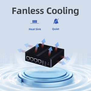 Mini Computadora Industrial Sin Ventilador Helorpc, Procesador Intel N100, Cuatro Puertos LAN, RS485, RS232, Pfsense, Firewalls, Soft Router, Gat - Product Image 6